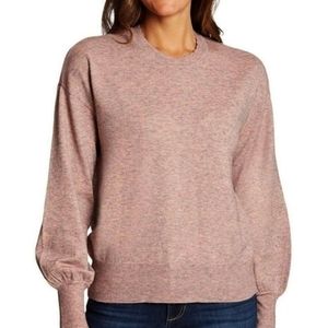 ELLA MOSS "MAGGIE" PUFFED SLEEVE SWEATER SZ M